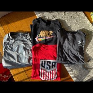 Lot (4) boys tees